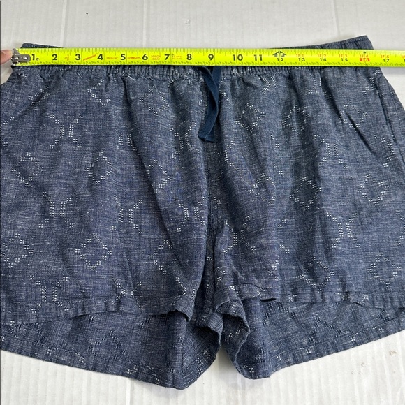 Patagonia Hemp Cotton Pull On Shorts Drawstring Pocket Womens Large Mid Rise - Picture 9 of 11